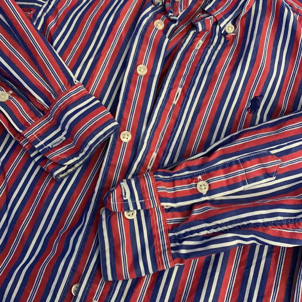 Super cute striped button down - Ralph Lauren Blue Label - Picture 3 of 3